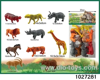 Wildlife sets in 10pcs pvc bag