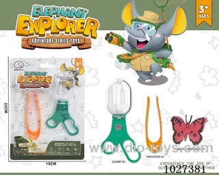 Outdoor science observation clip in blister