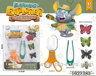 Outdoor science observation clip  in blister