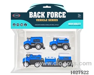 pull back car in PP bag with header