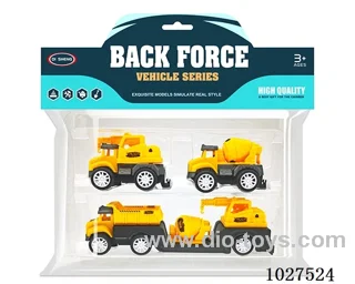 pull back car in PP bag with header