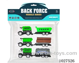 pull back car in PP bag with header