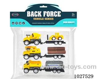pull back car in PP bag with header