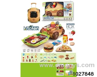 Multifunctional burger truck in window box