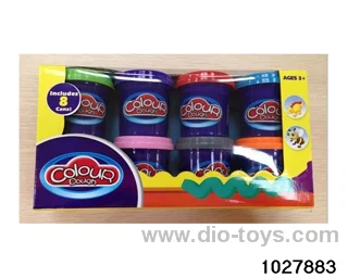 Color clay set in window  box