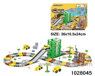 Electric railcar in color box