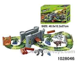 Electric railcar in color box