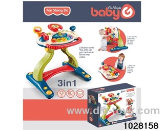 3 in 1 baby walker (lights, music) in color box