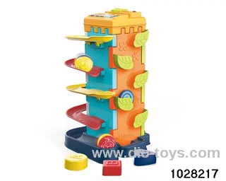 Piano track pitch game house in color box