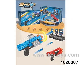 Continuous soft bullet electric unit triple scoring target package in color box
