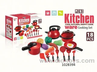 18 pcs Mini kitchen cooking set in color box