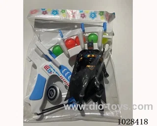 Batman + Catapult Bow  with double flashing lights inclued battery  in Opp bag