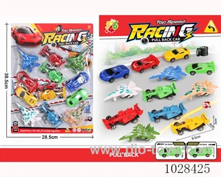 pull back car in blister card