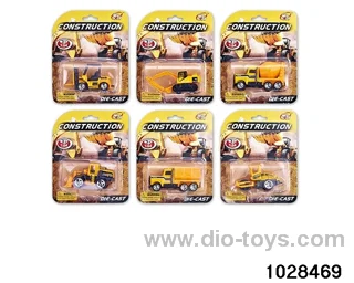 Alloy engineering vehicles in Blister card