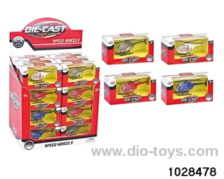 Alloy helicopter in display box