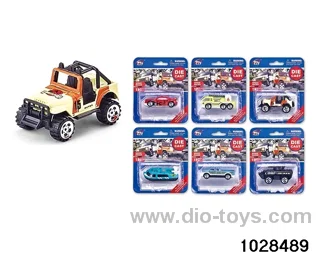 1:64 alloy car in Blister card