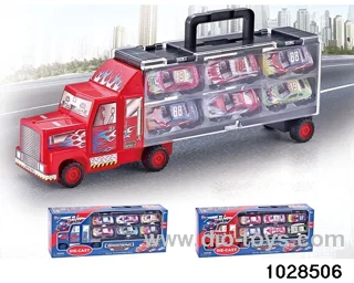 Container truck combinations in window box