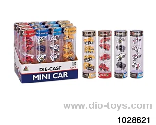 Mini alloy car in Barrel