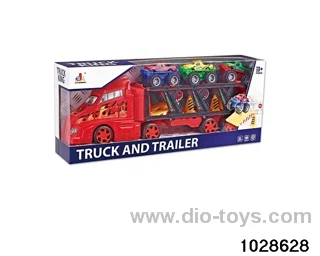 Alloy tractors in window box