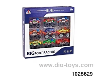 Alloy cars in 9pcs window box
