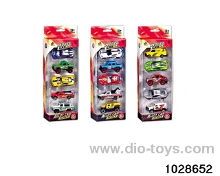 Alloy cars in 5pcs window box