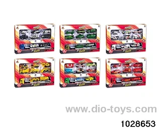 Alloy car sets in 10pcs window box