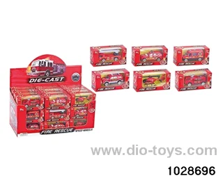 Alloy cars in display box
