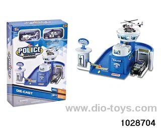 Alloy Police Parking Lot in window box