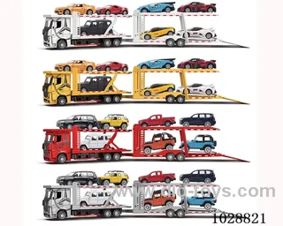 1:24 sliding alloy car with sound&light in window box