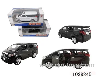 1:32 Toyota Elfa sound light Pull-back 4 doors authorized car