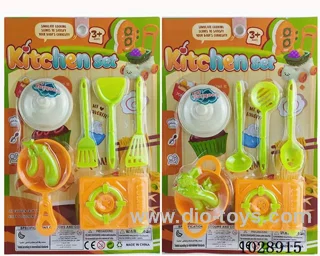 Kitchen set 2sets mixed loading in blister card