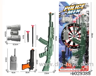 Soft bullet gun set in blister card