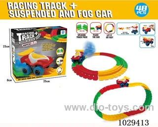variable track with car in color box
