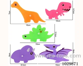 Dinosaur color changer in opp bag