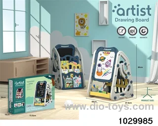 Double-sided drawing board in color box
