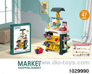 Supermarket counter in color box
