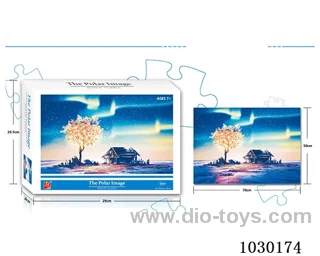 1000PCS  Puzzle toy in color box