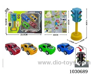 Sound and light traffic lights &car include battery