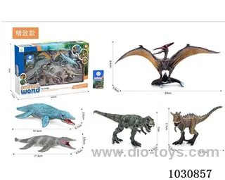 5pcs 6-inch dinosaurs  2 mixed in window box