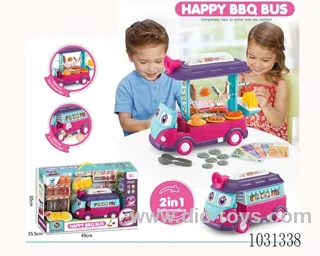 2 in 1 Transfiguration barbecue bus in window box