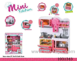 kitchen ware with light & music in window box