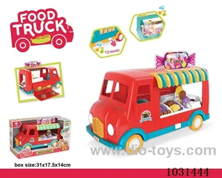 food truck  with light&music in window box