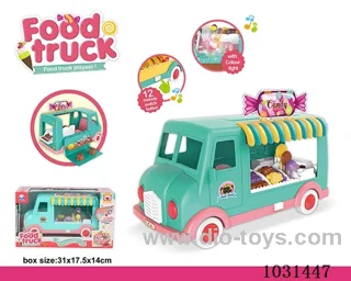 food truck  with light&music in window box