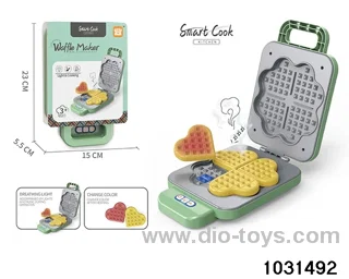 Color changing waffle set in 5PCS paper card