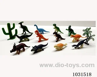 12pcs dinosaur set 4 inch in PP bag with header