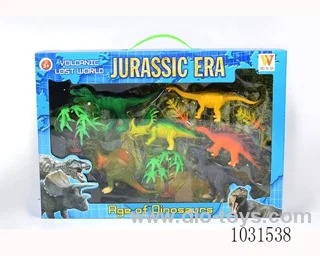 dinosaur set 6.5 inch in Window box