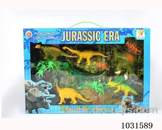 dinosaur set 6.5 inch in Window box