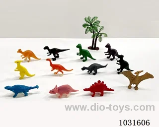 12pcs dinosaur set in PP bag with header