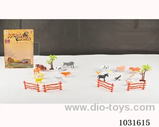 9pcs dinosaur set 2sets mixed loading in blister card