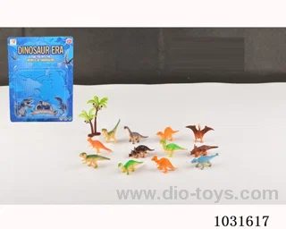 12pcs dinosaur set in blister card